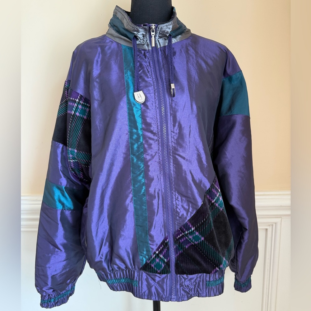 VTG Carolina Colours 90s Tracksuit Set Jacket Sz L Pants‎ M